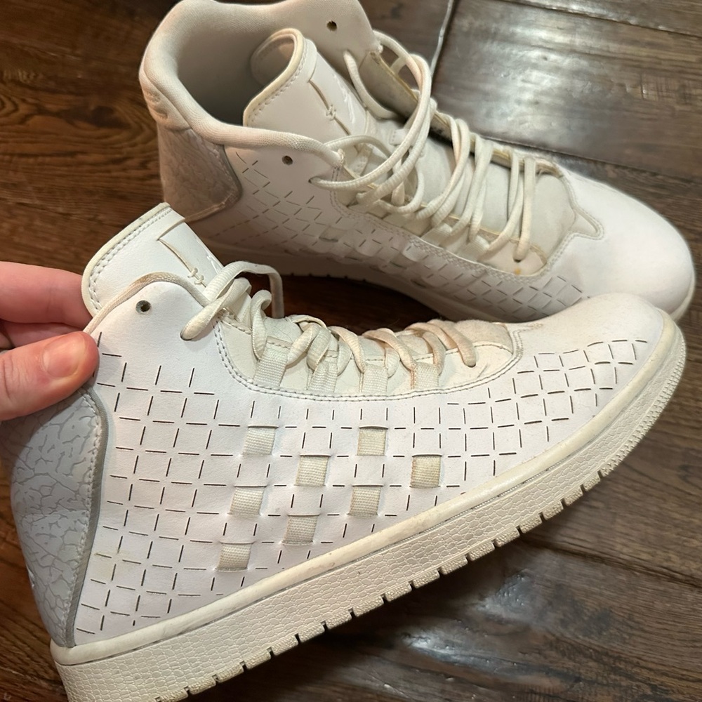 Jordan White High-Top Sneakers